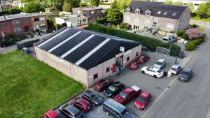 Installation photovoltaïque de 28800 Wc sur tôles trapèzeà Grâce-Hollogne